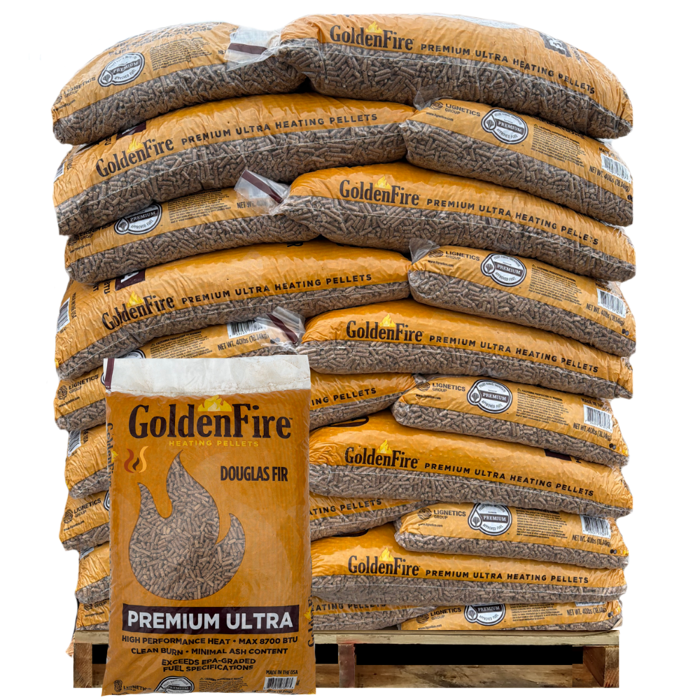 Golden Fire Douglas Fir Wood Pellets